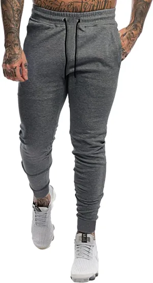 A WATERWANG Men's Slim Jogger Pants, Tapered Athletic Sweatpants for Jogging Running Exercise Gym Workout