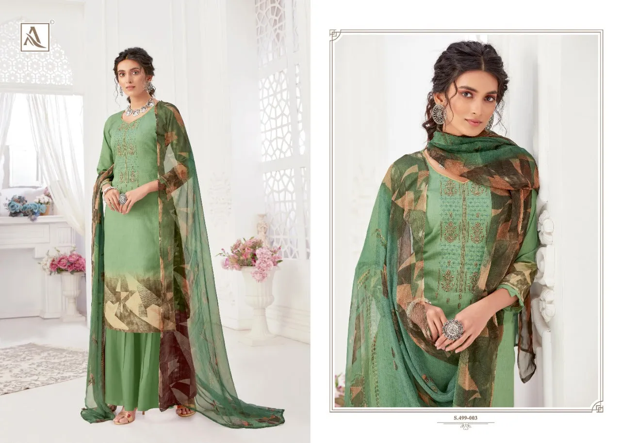 Alok Suit Gurleen Pure Jam Cotton Digital Printed Stylish Suit Collection