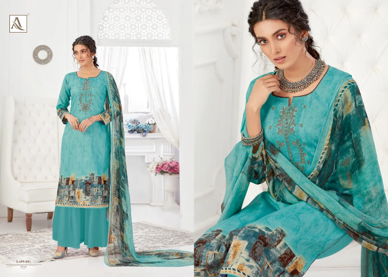 Alok Suit Gurleen Pure Jam Cotton Digital Printed Stylish Suit Collection