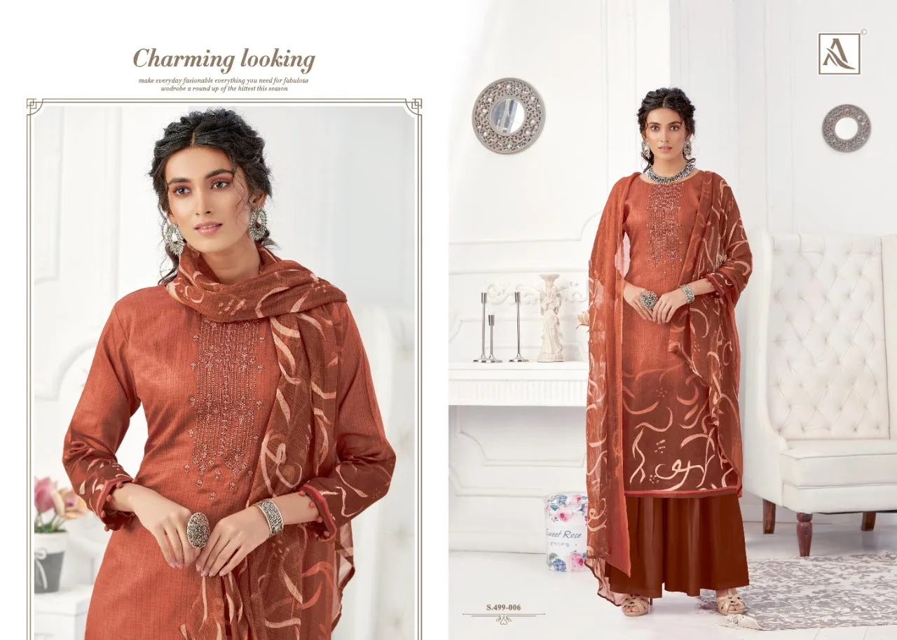 Alok Suit Gurleen Pure Jam Cotton Digital Printed Stylish Suit Collection