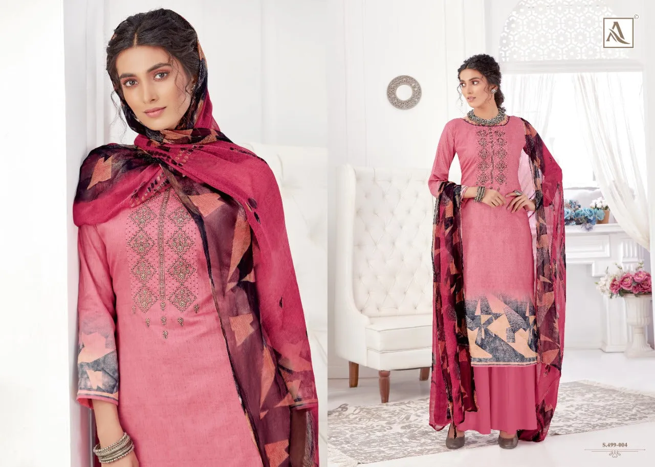 Alok Suit Gurleen Pure Jam Cotton Digital Printed Stylish Suit Collection