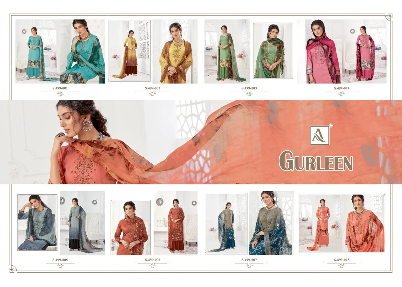 Alok Suit Gurleen Pure Jam Cotton Digital Printed Stylish Suit Collection