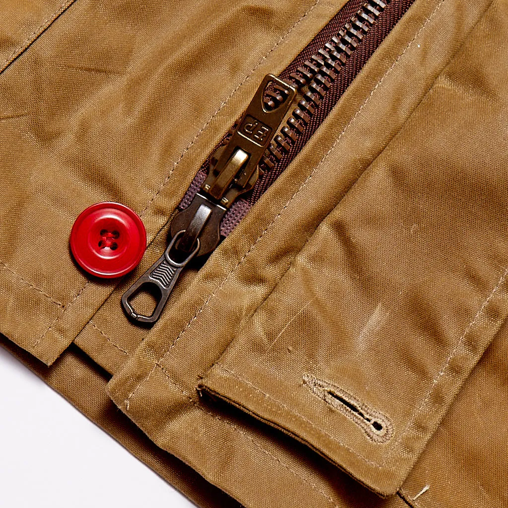 Atlas Biker Style Waterproof Wax Jacket