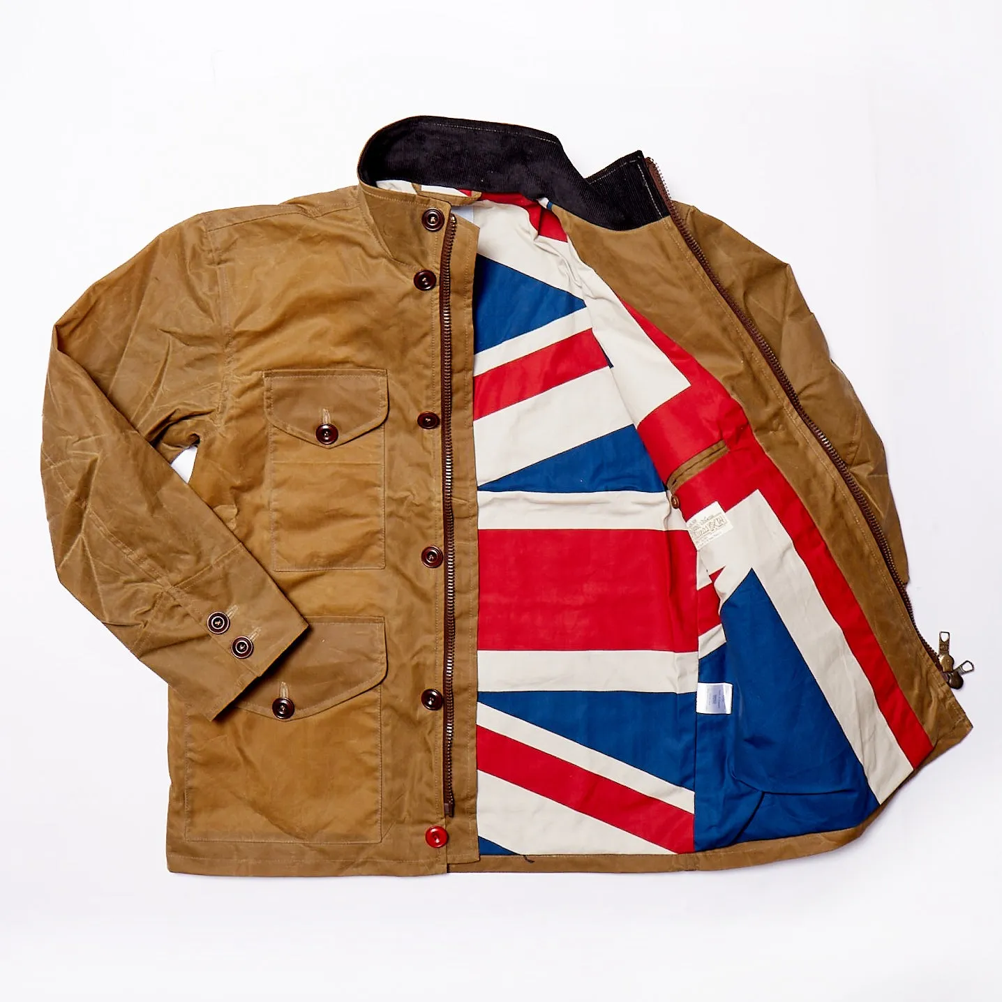 Atlas Biker Style Waterproof Wax Jacket