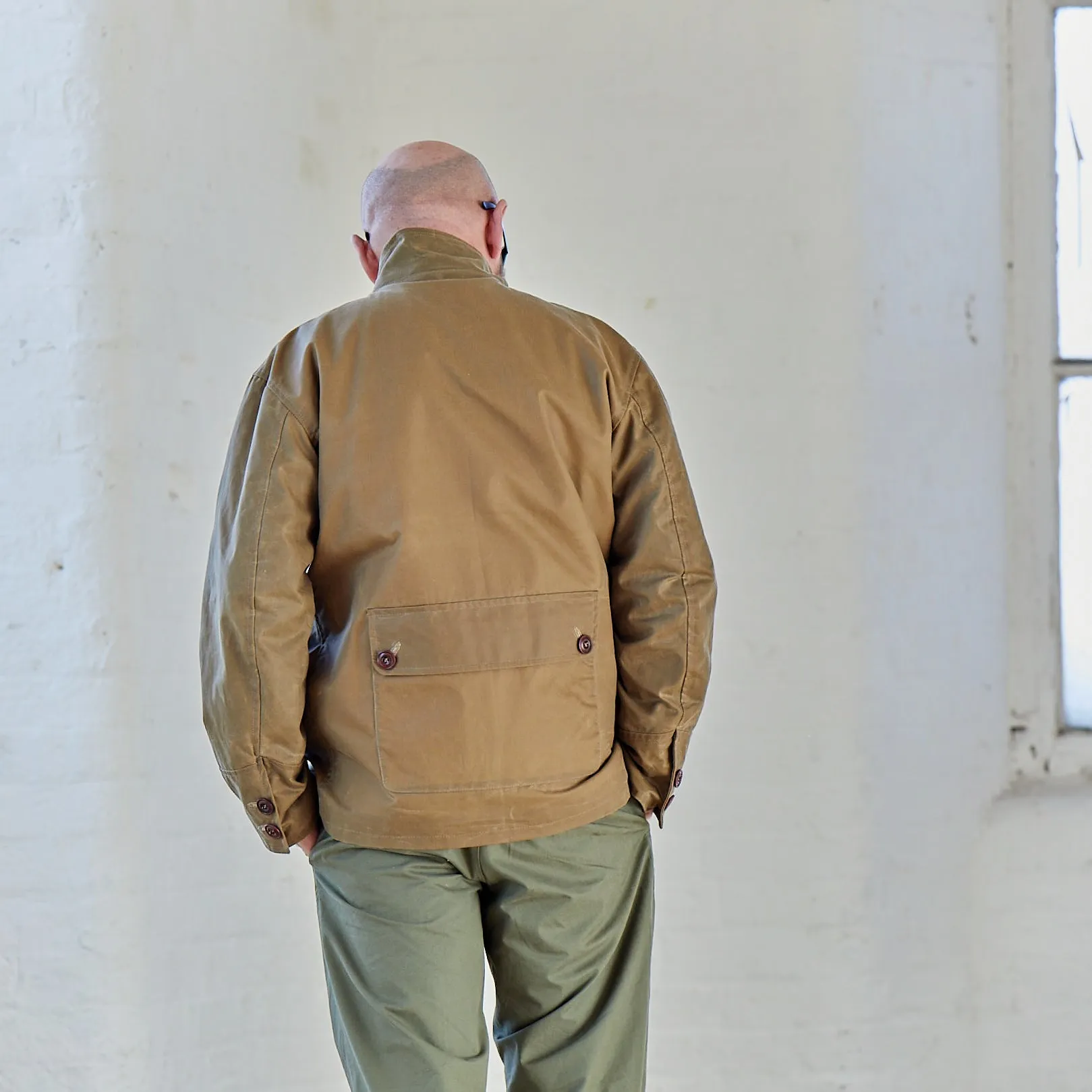 Atlas Biker Style Waterproof Wax Jacket