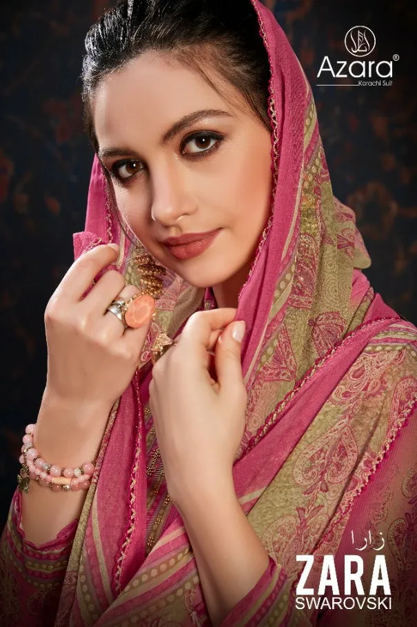 Azara Karachi Suit Presents Zara Swarovski Stylish Designer Salwar Suit