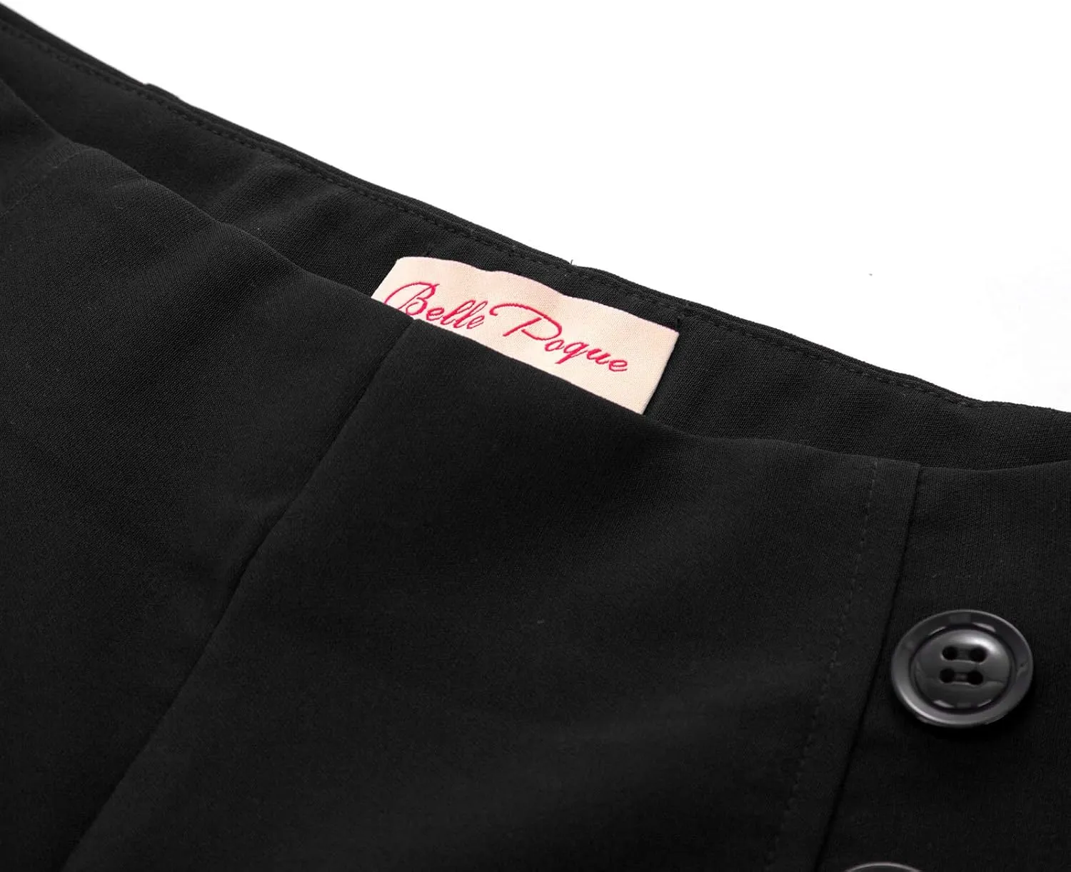 Belle Poque Women High Waist Stretch Sailor Pinup Shorts