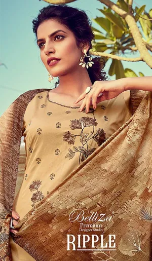 Belliza Designer Studio Ripple Jam Cotton Attractive Stylish Suits Collection