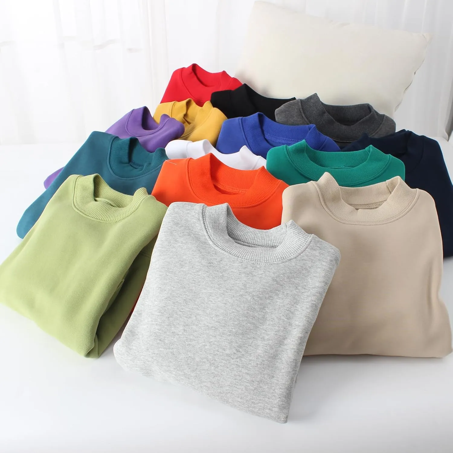 Boys' Fleece Sweatshirt Crewneck Pullover Sweatshirt for Boys 5-14 Years