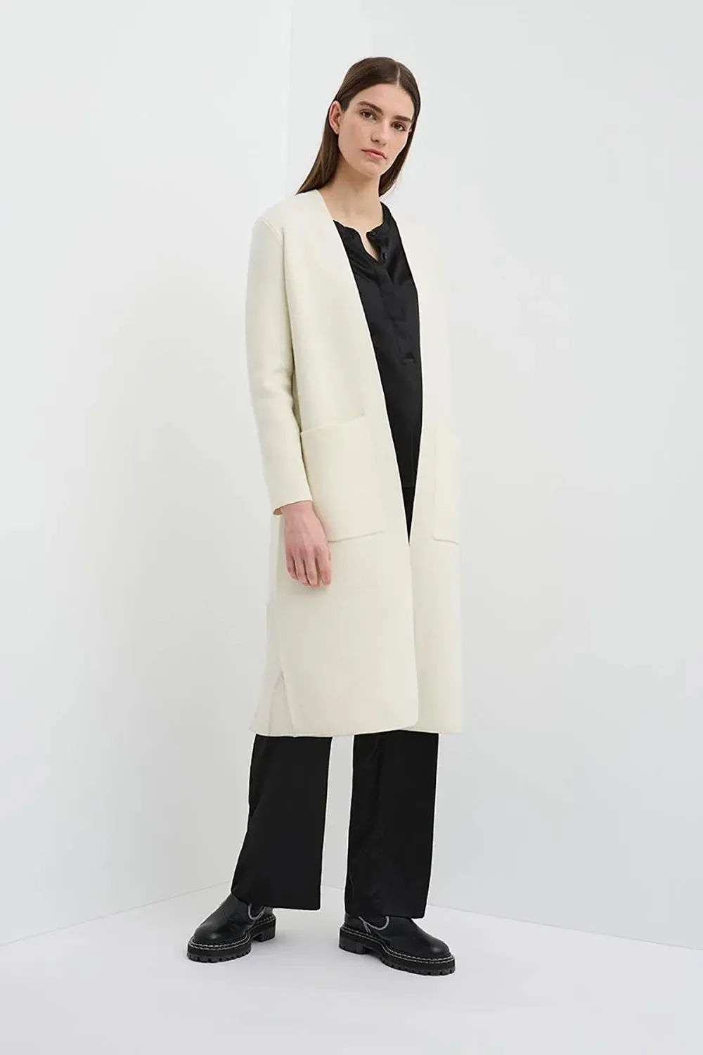 Caravan & Co Longline Solid Cardigan CK101