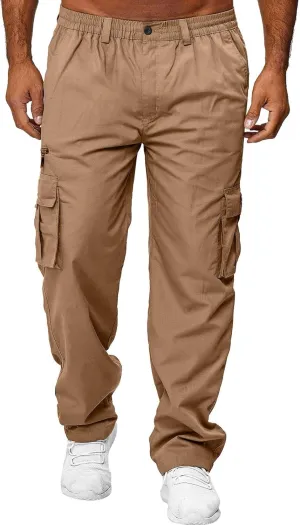 Cargo Trousers for Men Bottoms Casual Workout Trousers Mens Sports Trousers Men's Gym Joggers Sweatpants Tracksuit