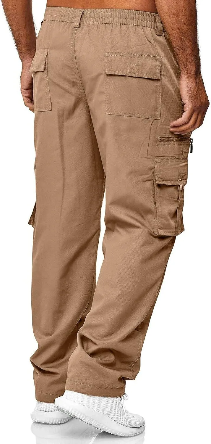 Cargo Trousers for Men Bottoms Casual Workout Trousers Mens Sports Trousers Men's Gym Joggers Sweatpants Tracksuit
