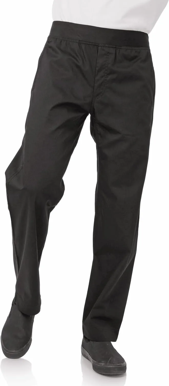 Chef Works Men's Lightweight Slim Chef Pants