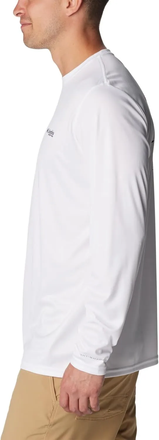 Columbia Men's Terminal Tackle PFG Fins and Stripes Long Sleeve