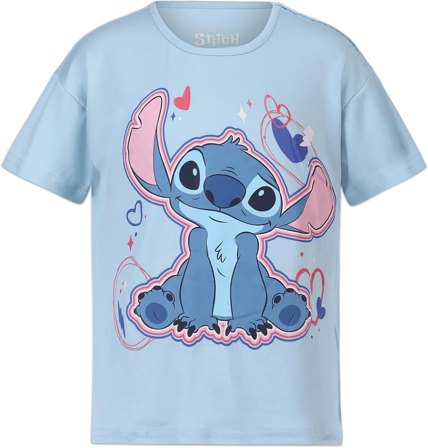 Disney Lilo & Stitch Girls Bomber Jacket, T-Shirt and Legging Set for Toddlers and Big Kids