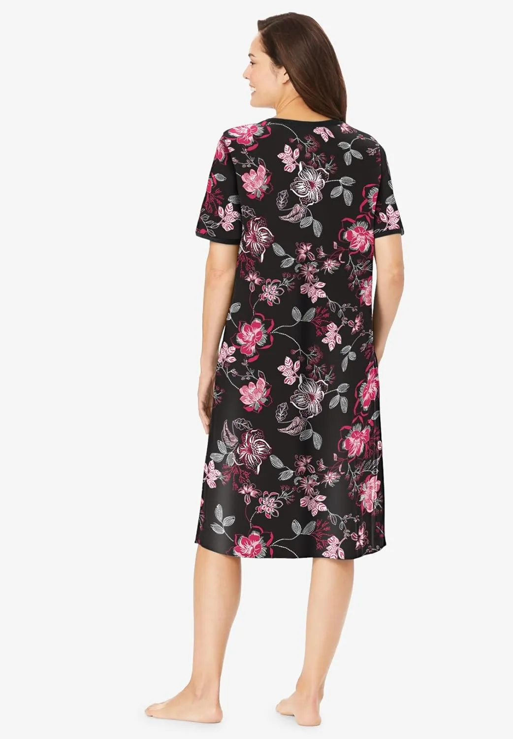 Dreams & Co. Plus Size Short T-Shirt Lounger