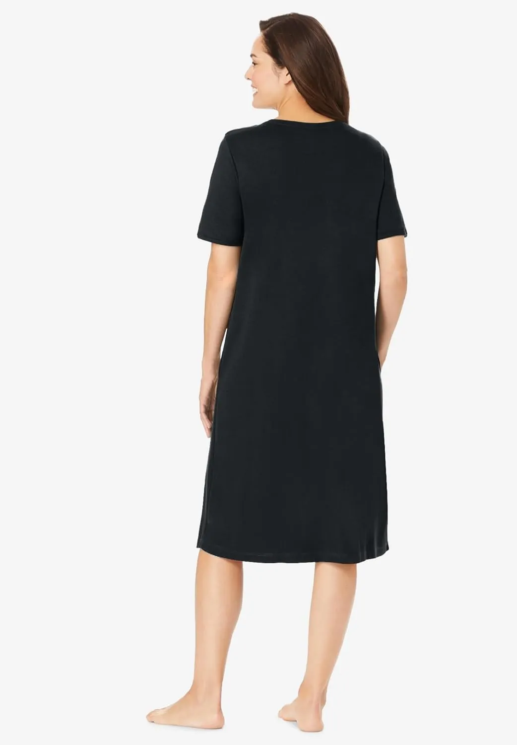 Dreams & Co. Plus Size Short T-Shirt Lounger