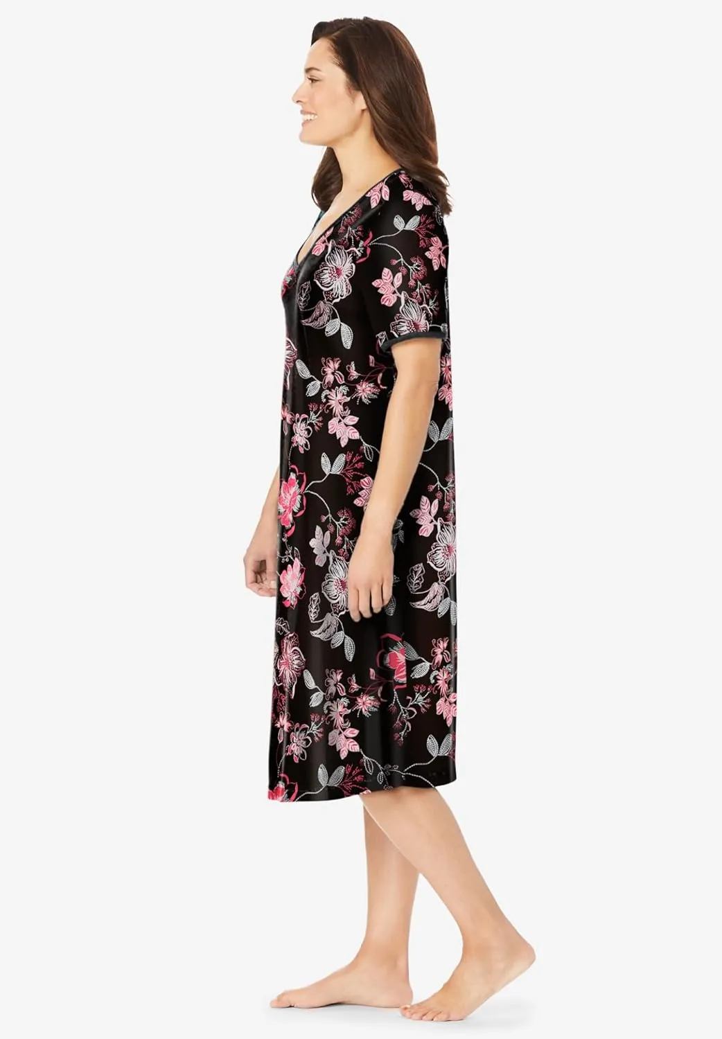 Dreams & Co. Plus Size Short T-Shirt Lounger