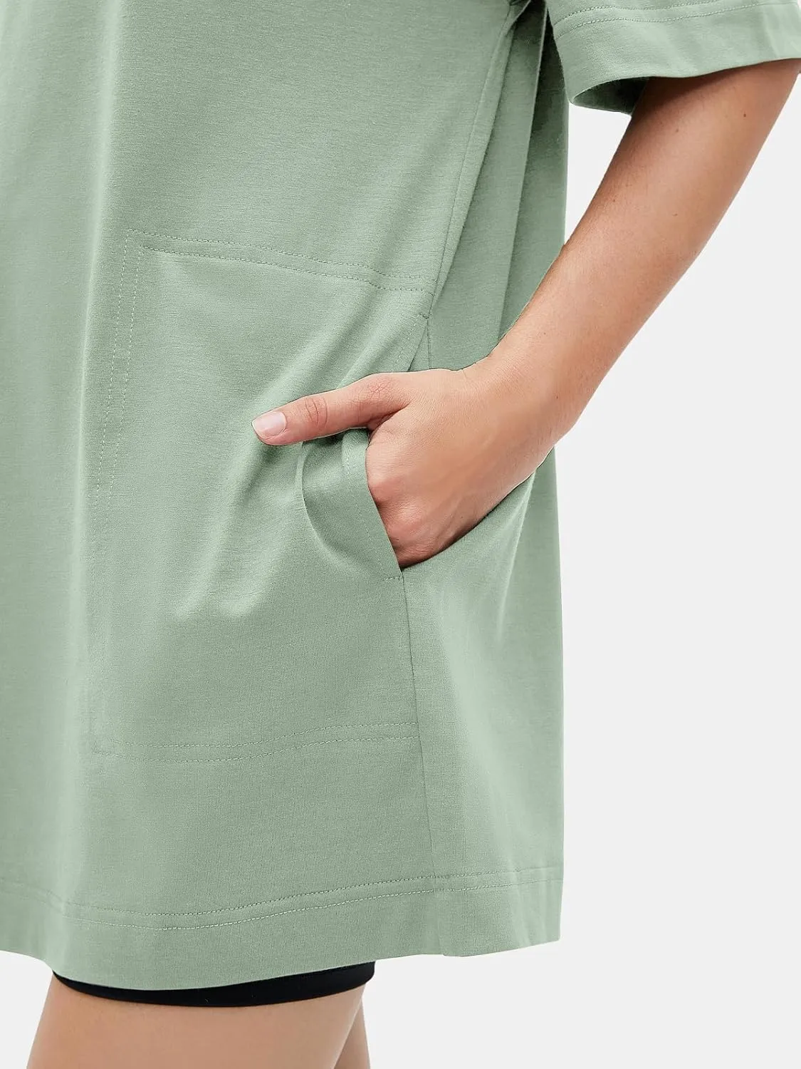 EXLURA Women's Summer Short Sleeve T Shirt Dress Casual Crewneck Resort Wear Tops Sundress Vacation Cruise Beach Outfits 2025
