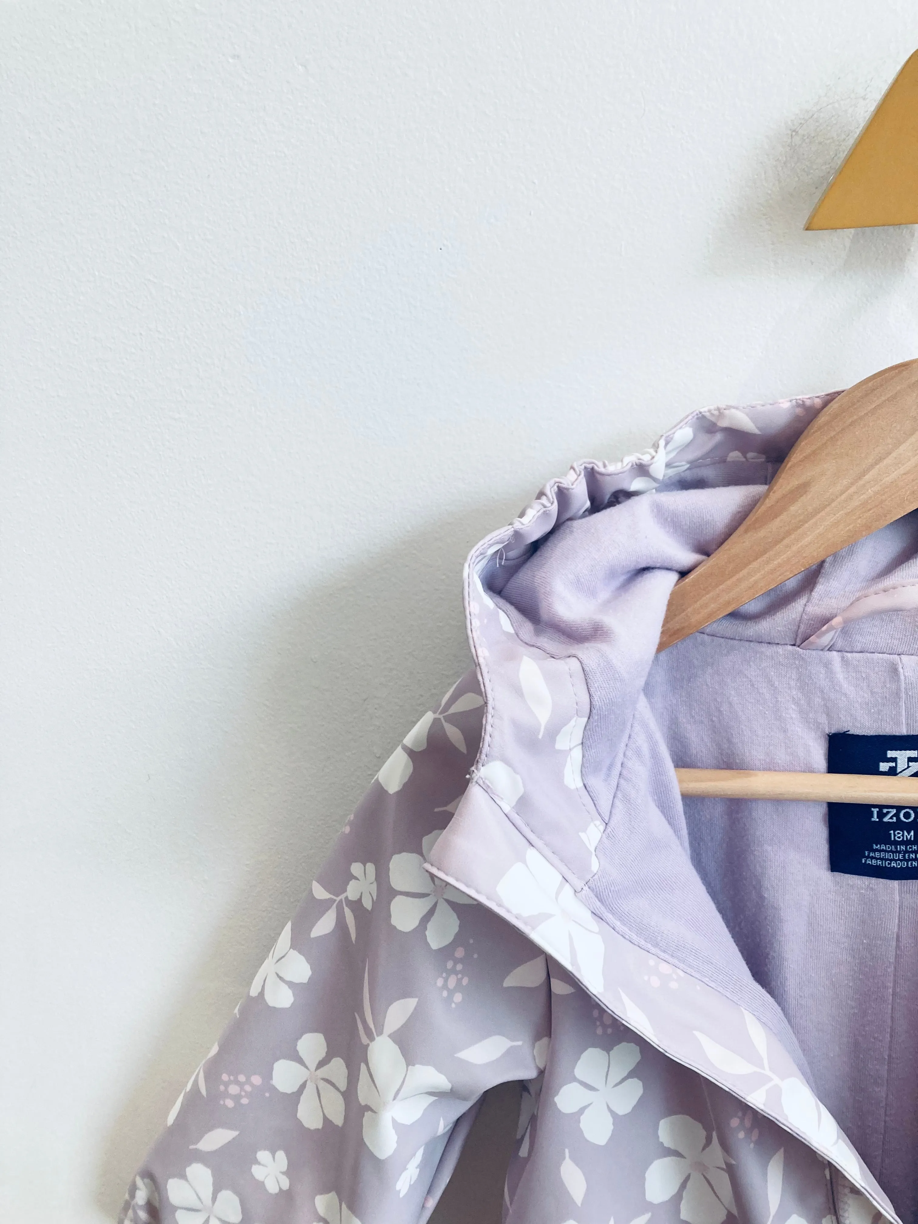 Floral Jersey Lined Rain Suit // 18M