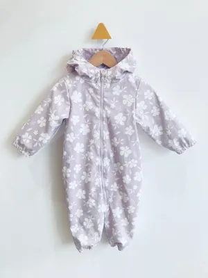 Floral Jersey Lined Rain Suit // 18M