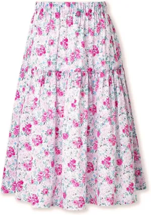 Floral Long Skirt for Girls Toddler & Kids & Teens II Girl's A-Line Maxi Skirts