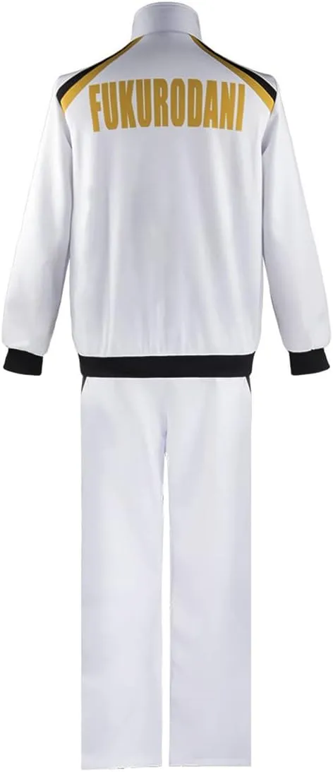 Fukurodani Gakuen High School Uniform Volleyball Jersey Cosplay Sportswear Jacket with Pants