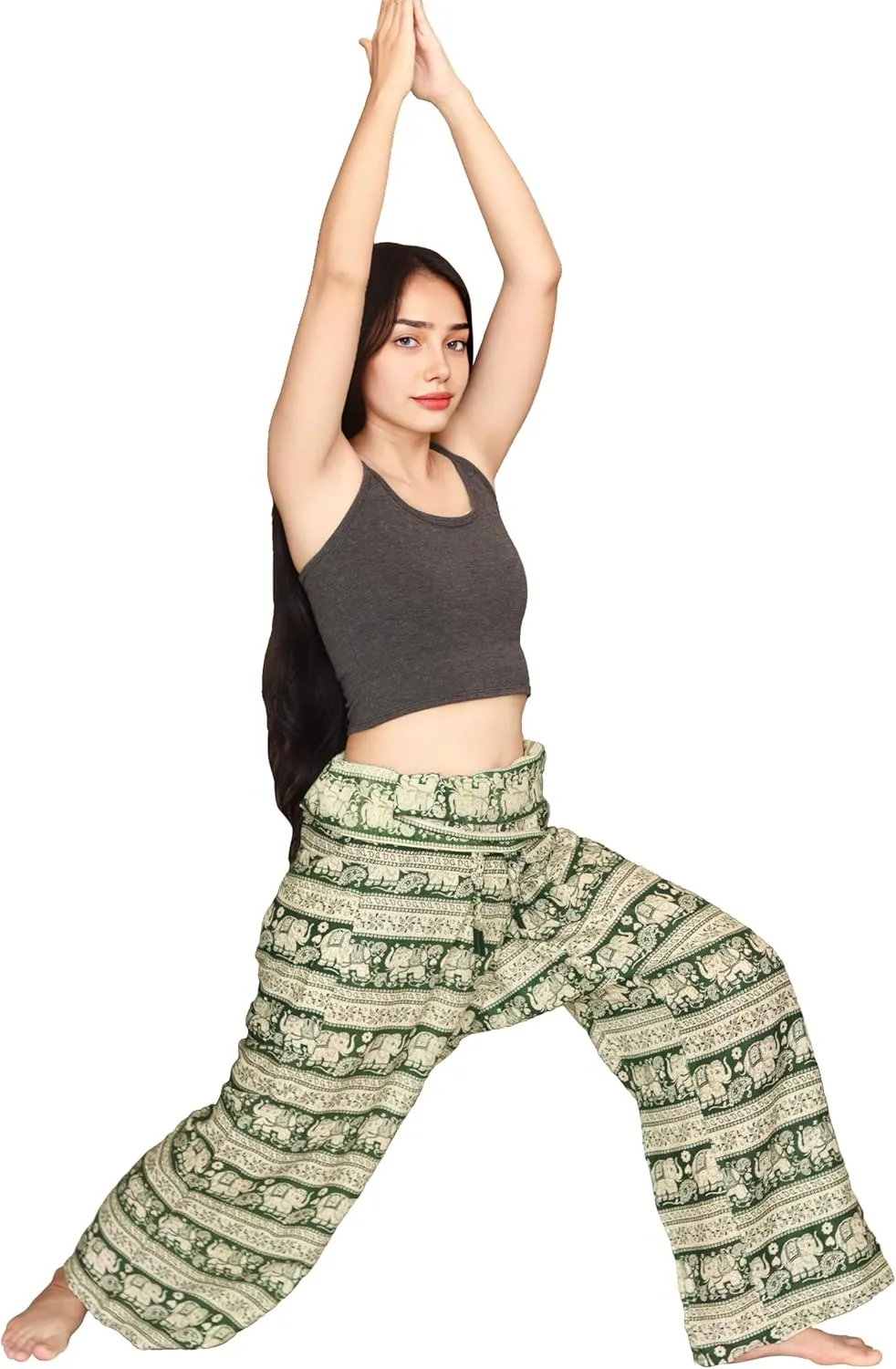 Full Funk Thai Fisherman, Harem Pants Men/Women | Rayon Print | Loose Yoga, Pirate, Kimono, Hippie Pants | Unisex | Dashiki