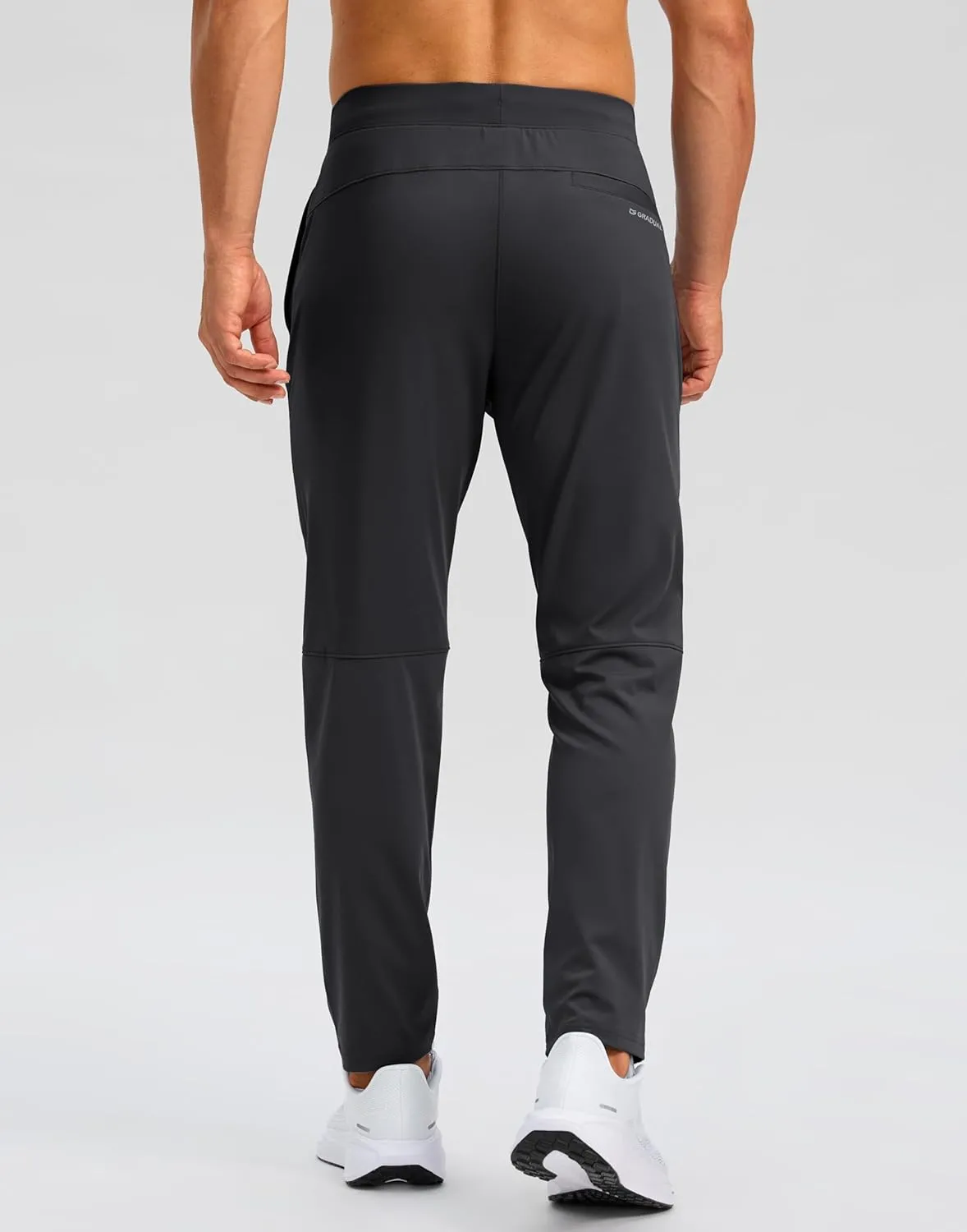 G Gradual 30"/32"/34" Inseam Tall Mens Sweatpants with Zipper Pockets Stretch Golf Workout Pants for Men Casual Athletic