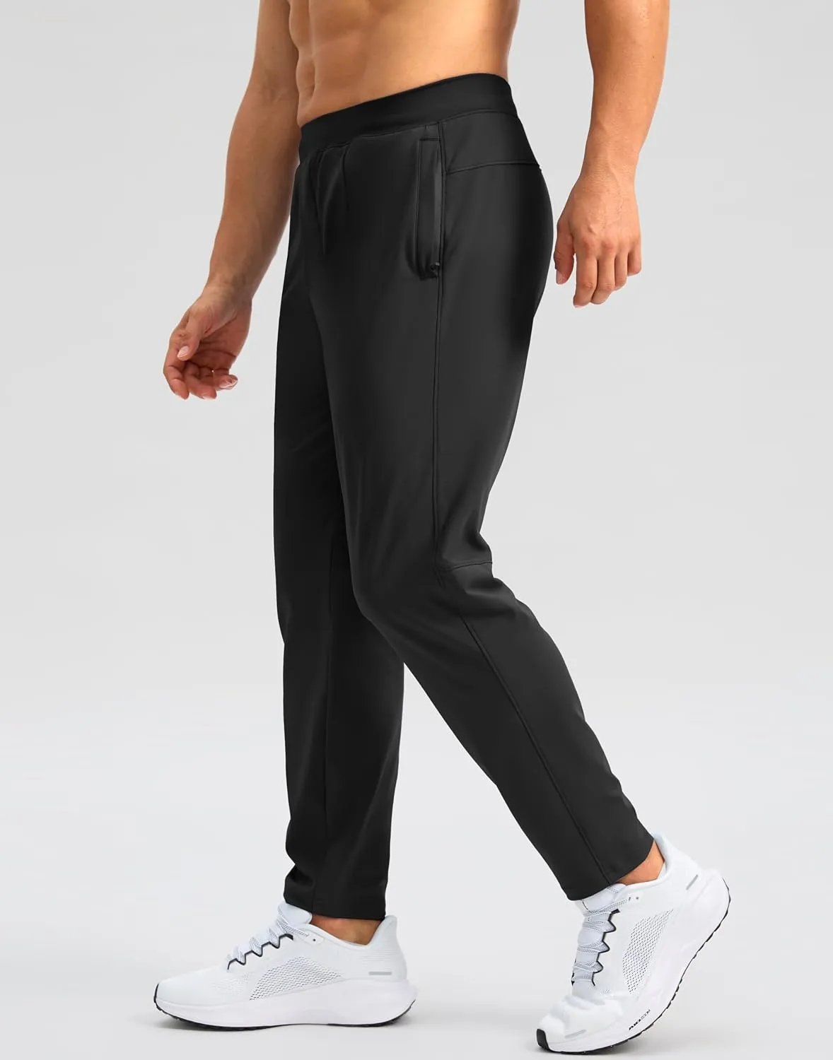 G Gradual 30"/32"/34" Inseam Tall Mens Sweatpants with Zipper Pockets Stretch Golf Workout Pants for Men Casual Athletic