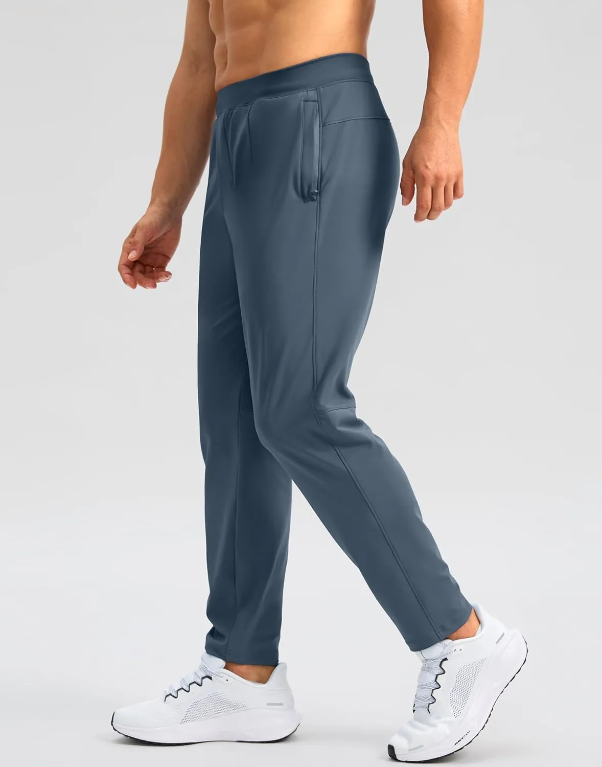 G Gradual 30"/32"/34" Inseam Tall Mens Sweatpants with Zipper Pockets Stretch Golf Workout Pants for Men Casual Athletic