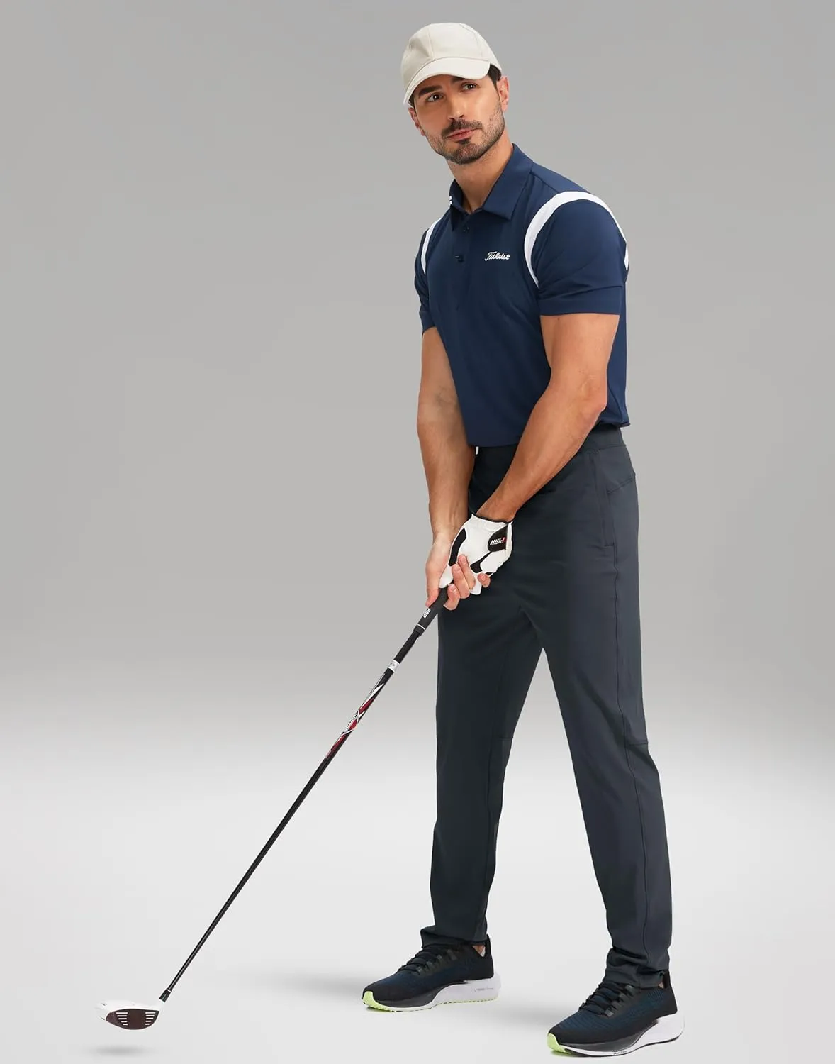 G Gradual 30"/32"/34" Inseam Tall Mens Sweatpants with Zipper Pockets Stretch Golf Workout Pants for Men Casual Athletic