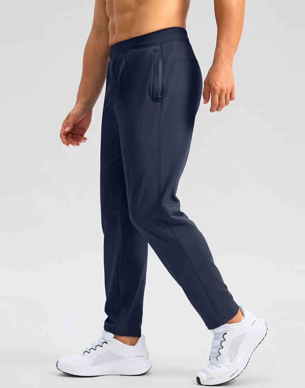 G Gradual 30"/32"/34" Inseam Tall Mens Sweatpants with Zipper Pockets Stretch Golf Workout Pants for Men Casual Athletic