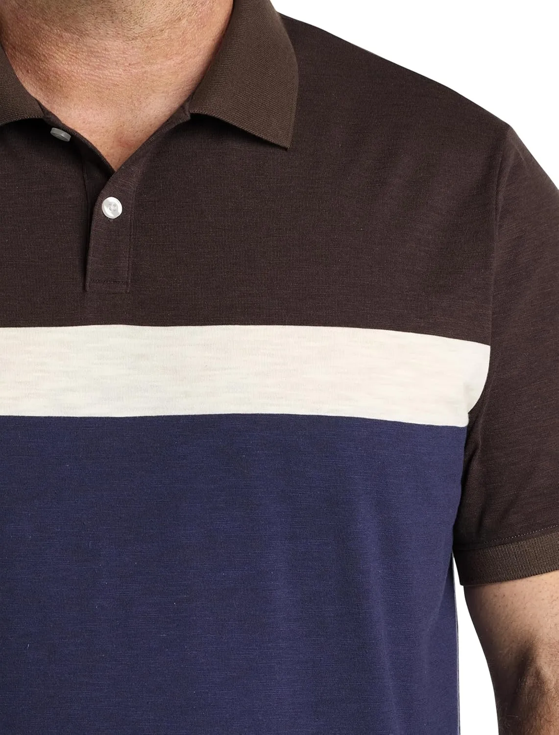 Harbor Bay Chest Striped Polo Shirt