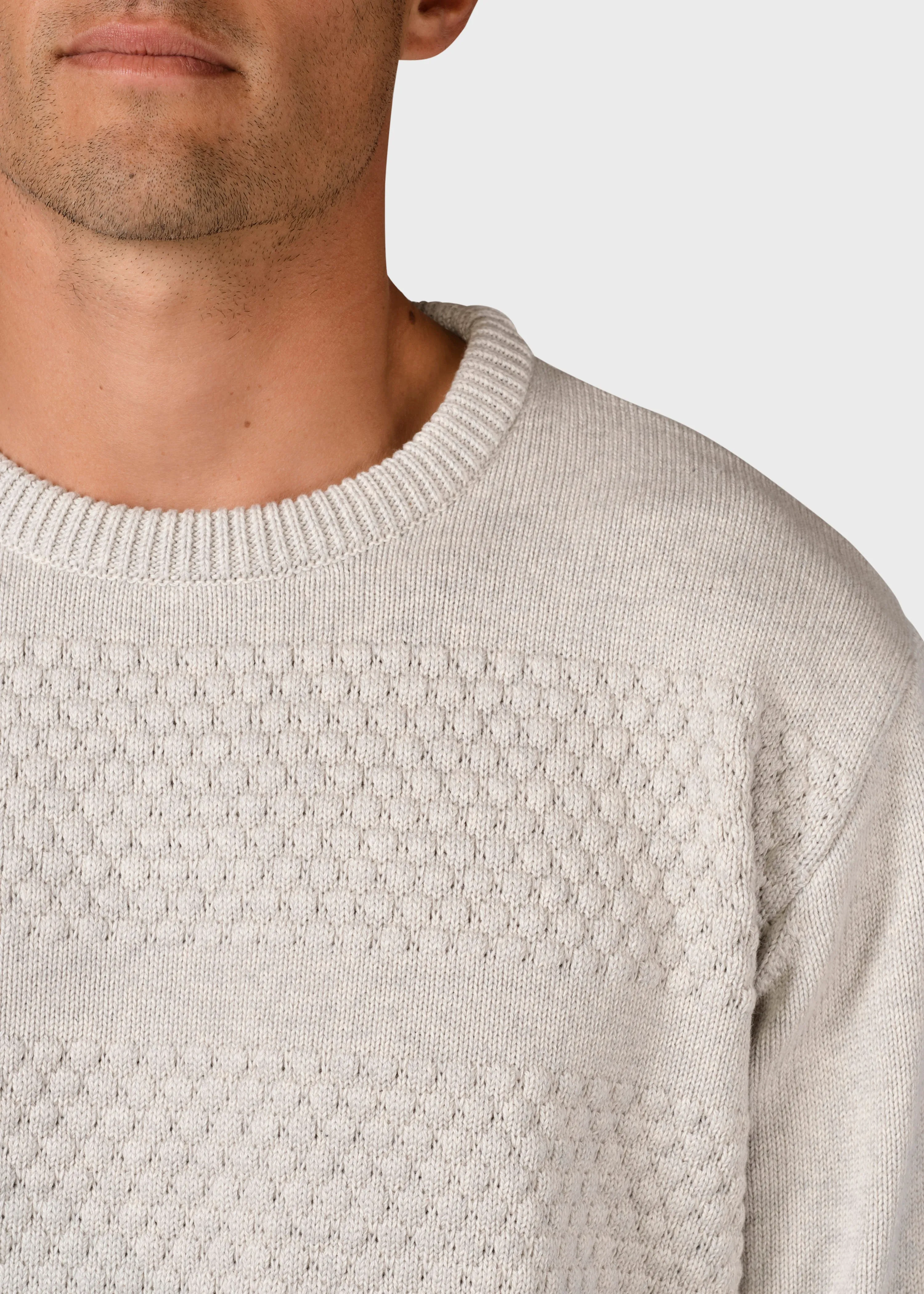 Herbert knit - Cream melange