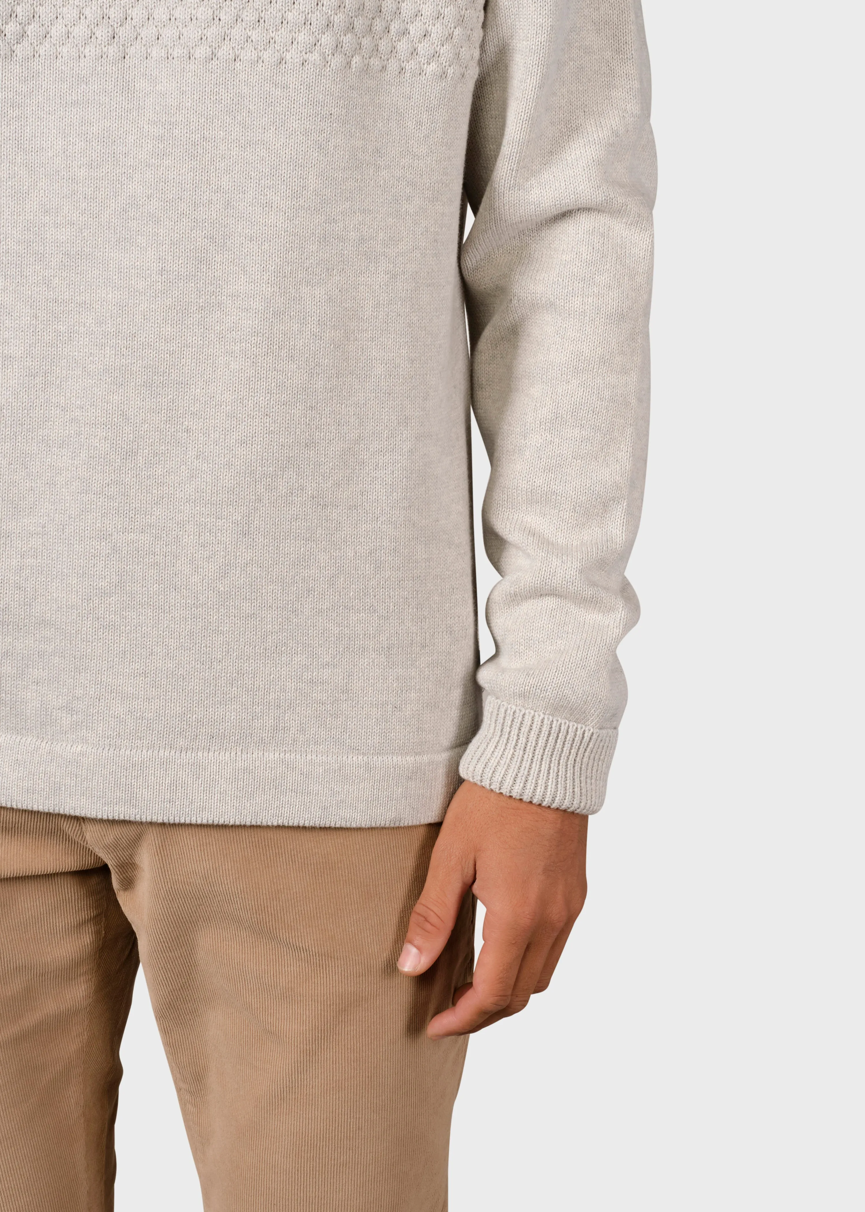 Herbert knit - Cream melange