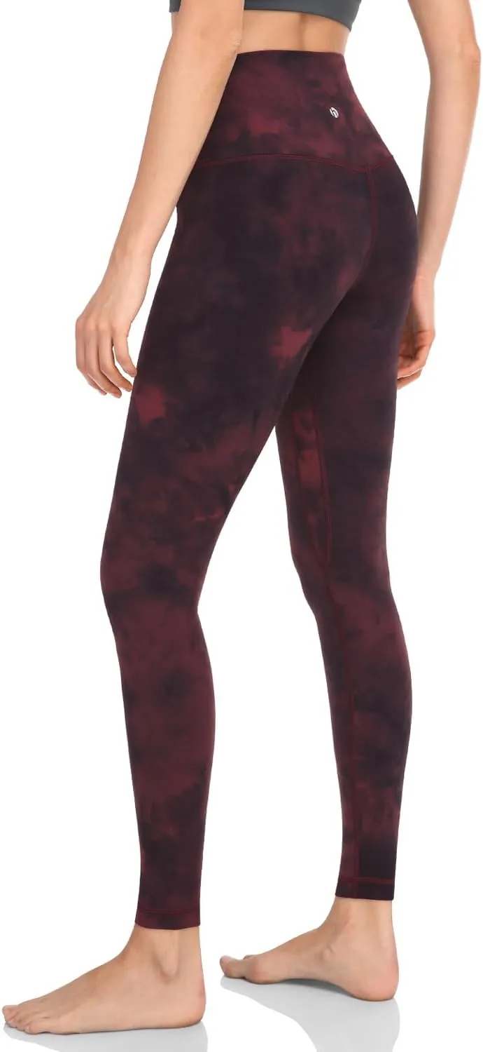 HeyNuts Essential Extra Long Leggings, High Waisted Athletic Compression Tummy Control Workout Yoga Pants 31"