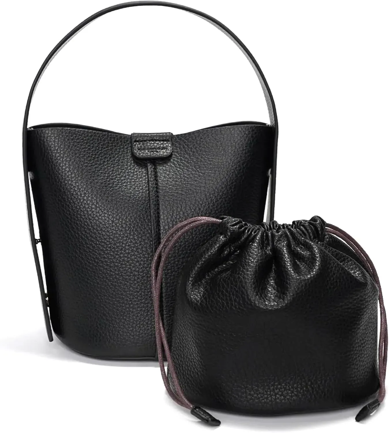 Hobo Purse, PU Leather Shoulder Bag, Tote Handbag for Work and Travel
