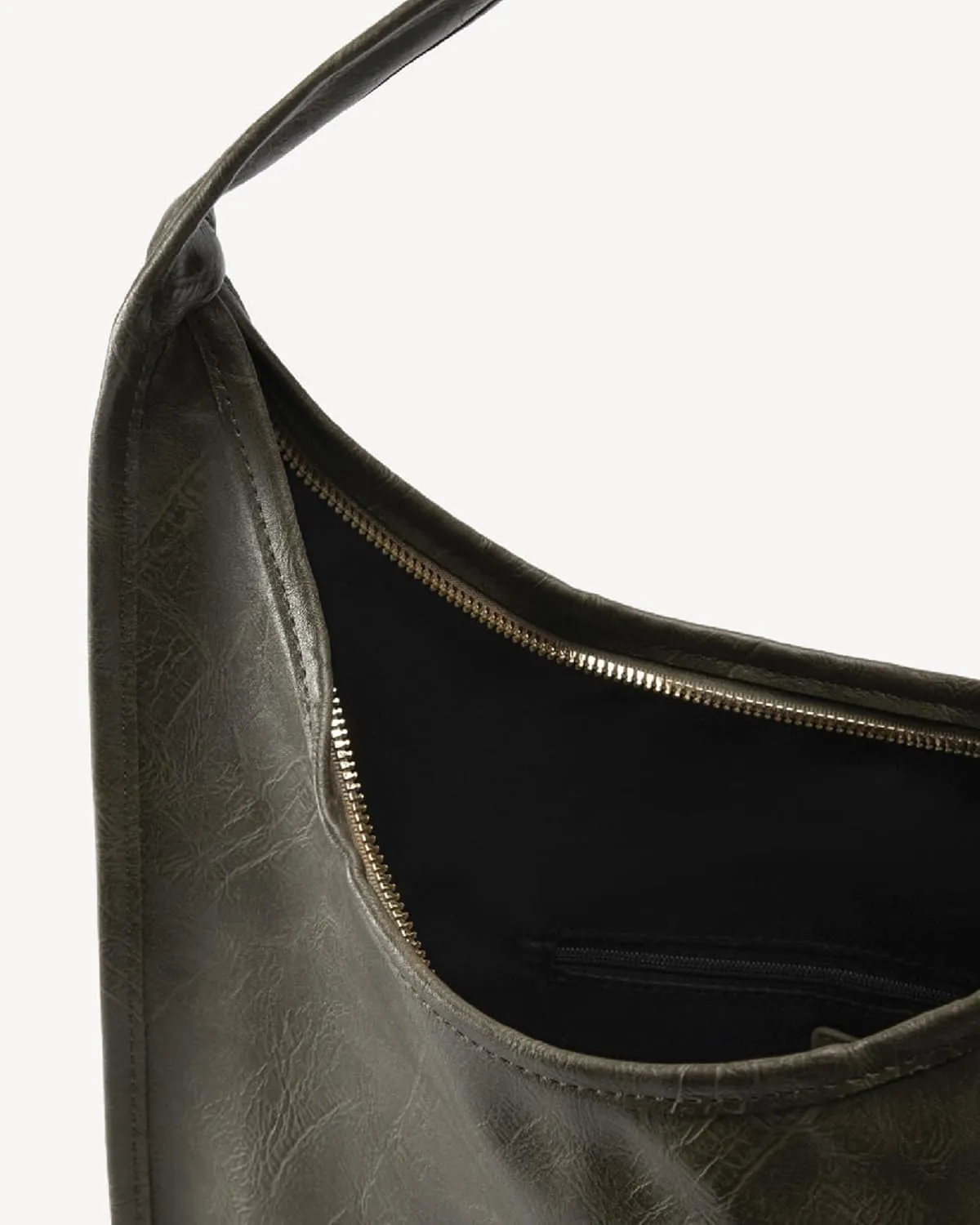 Hobo Purse, PU Leather Shoulder Bag, Tote Handbag for Work and Travel