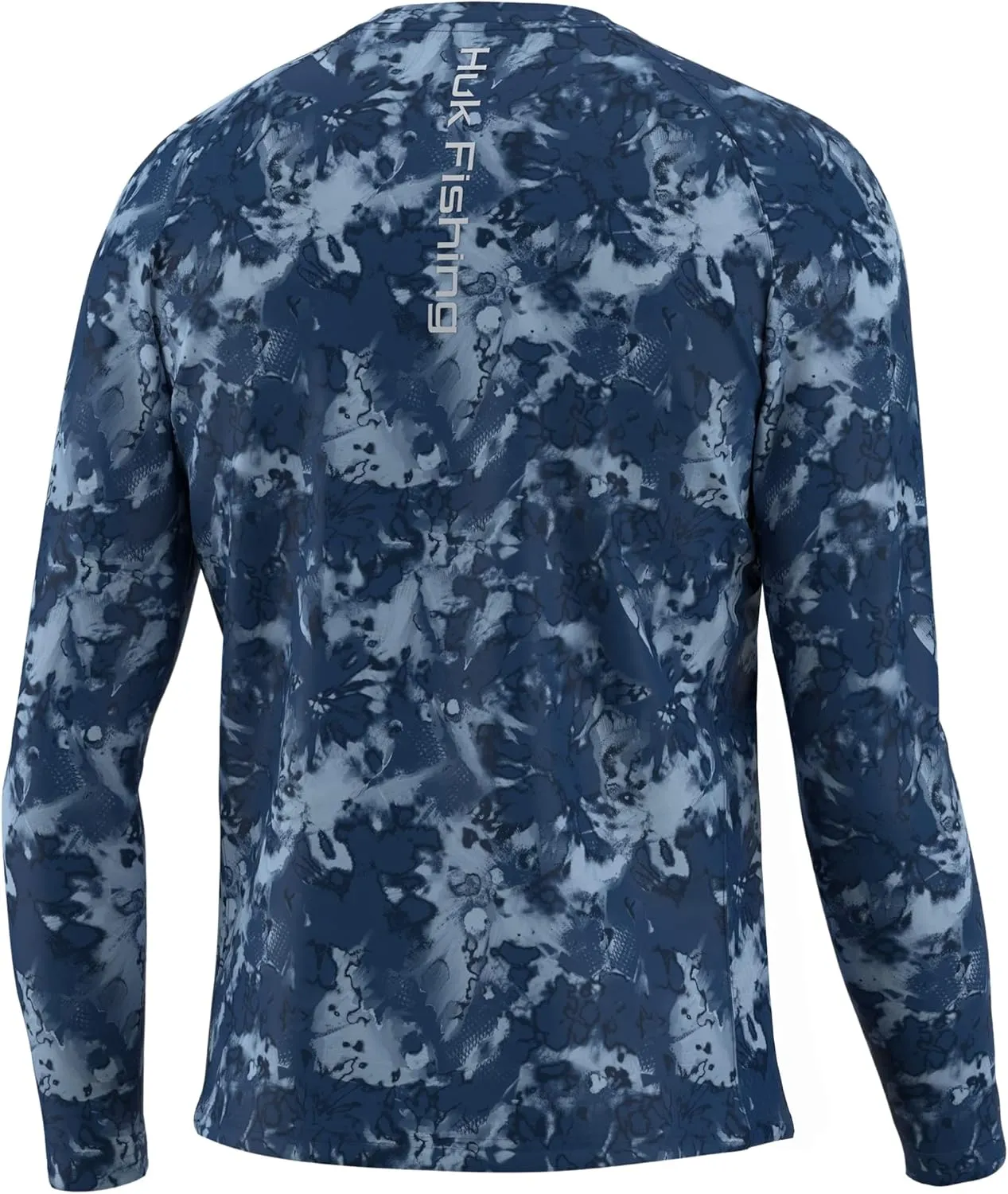 HUK Men's Pursuit Crew Long Sleeve, Sun Protecting Fishing Shirt