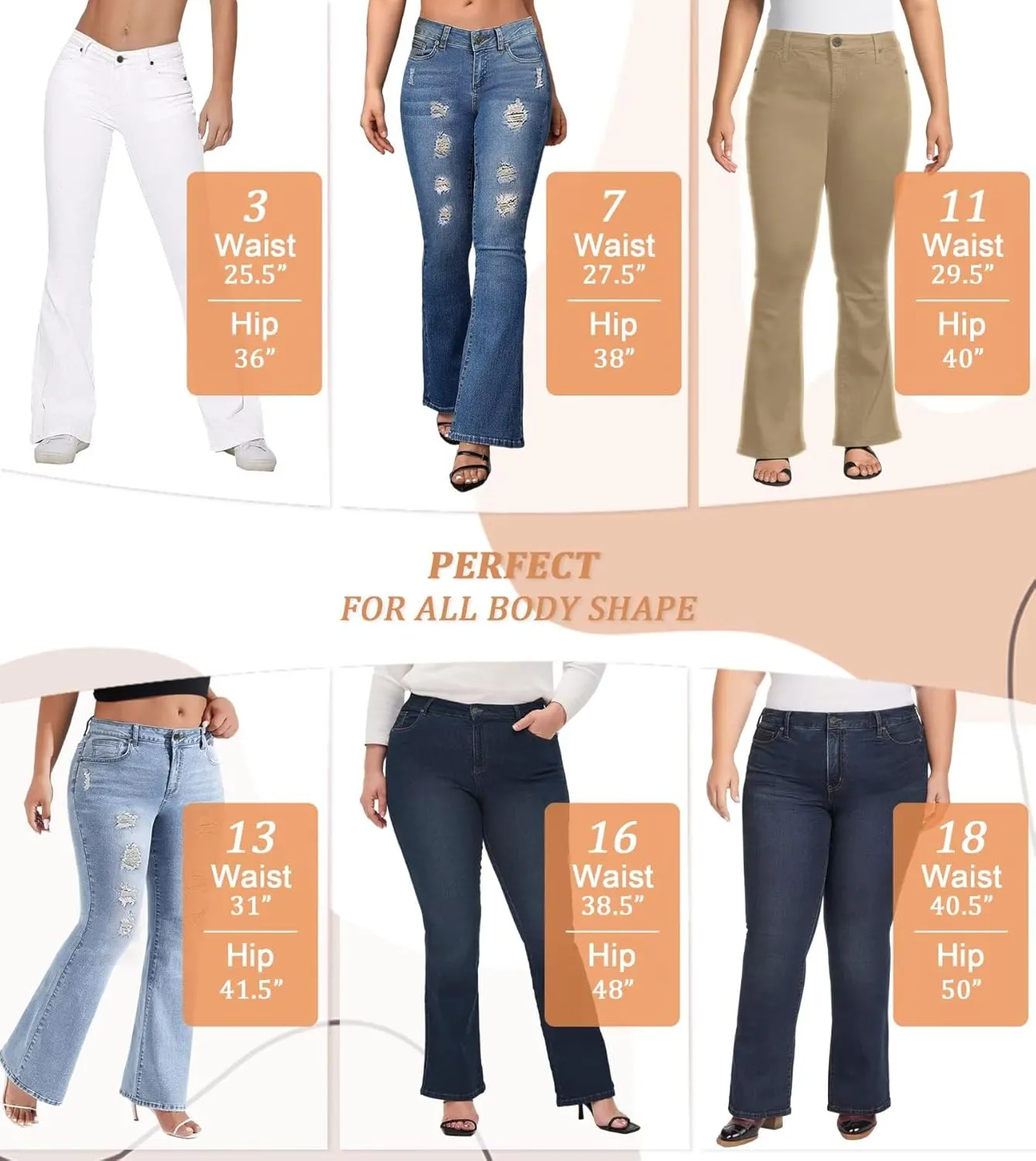 Hybrid & Company Women's Slim Boot Cut Stretch Pants