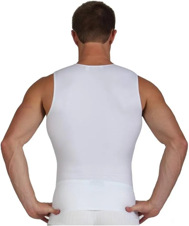 Insta Slim ISPRO Slimming Crew-Neck Sleeveless Top Shapewear Compression Shirt for Men - (Pack of 3)