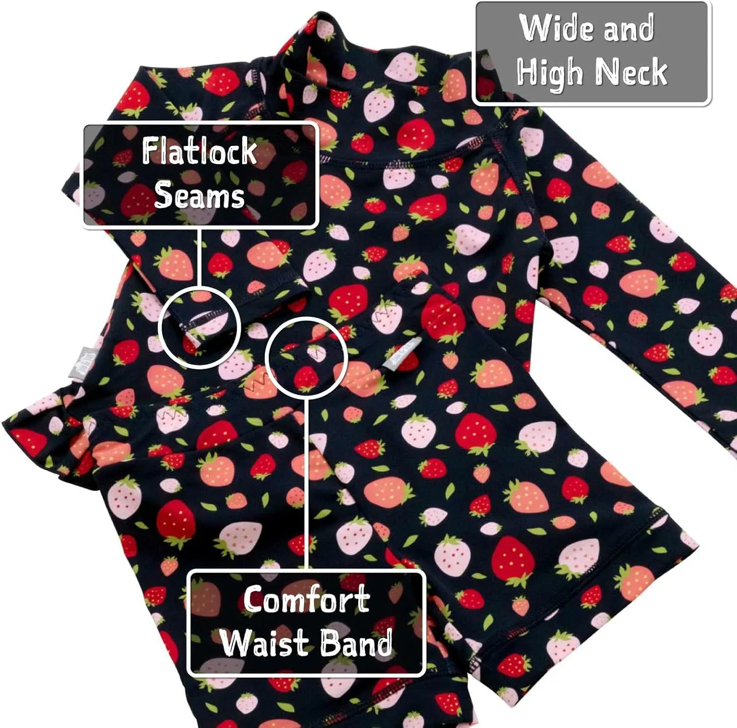 JAN & JUL Long Sleeve 2-pc UV Swim-Suit Set with Shorts (Baby, Toddler, Kids)