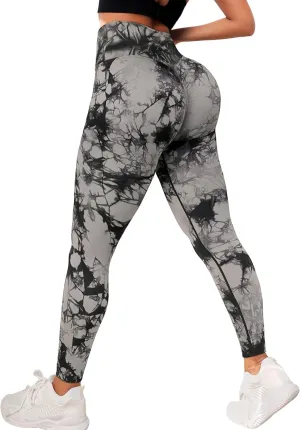 JGS1996 Hidden Scrunch Butt Lifting Leggings for Women Tummy Control High Waisted Workout Gym Seamless Impact Yoga Pants