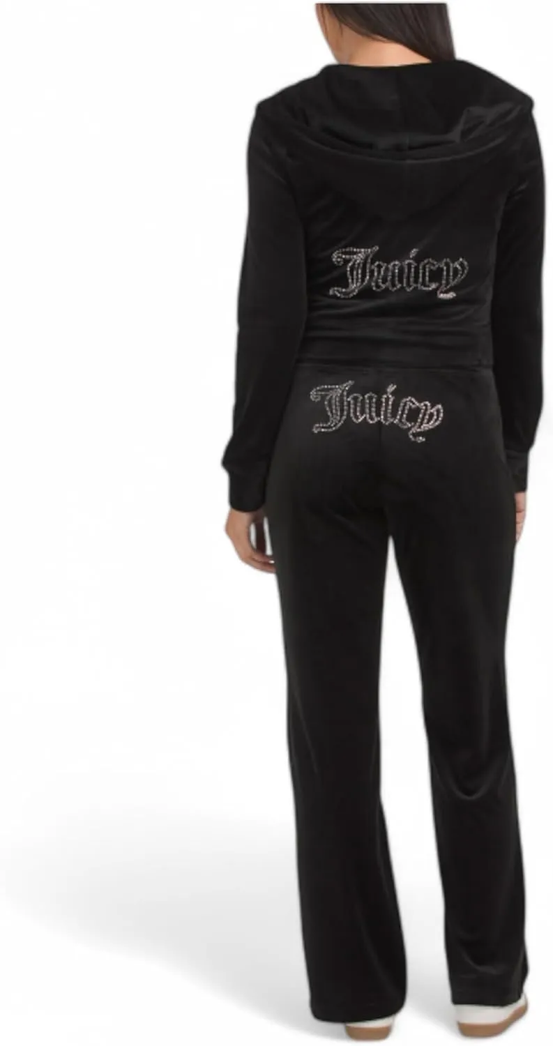 Juicy Couture Women's Bling Velour Tracksuit