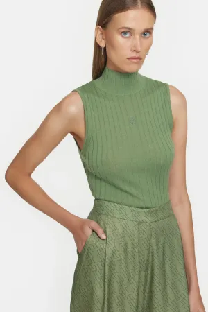 Justice Sleeveless Top Olive Green