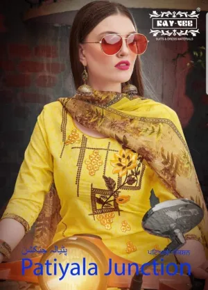 Kay Vee Suits Patiyala Junction Cotton Stylish Punjabi Suit Collection
