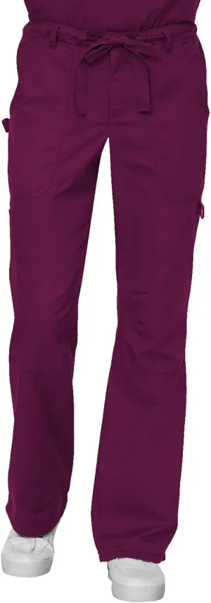 KOI James Elastic Men's Scrub Pants with Zip Fly and Drawstring Waist