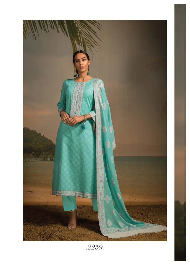 LEHERSALWAR KAMEEZNAARITI PRESENT  SOFT COTTON JACQUARD STYLISH LOOK SALWAR KAMEEZ IN SURAT TEXTILE MARKET