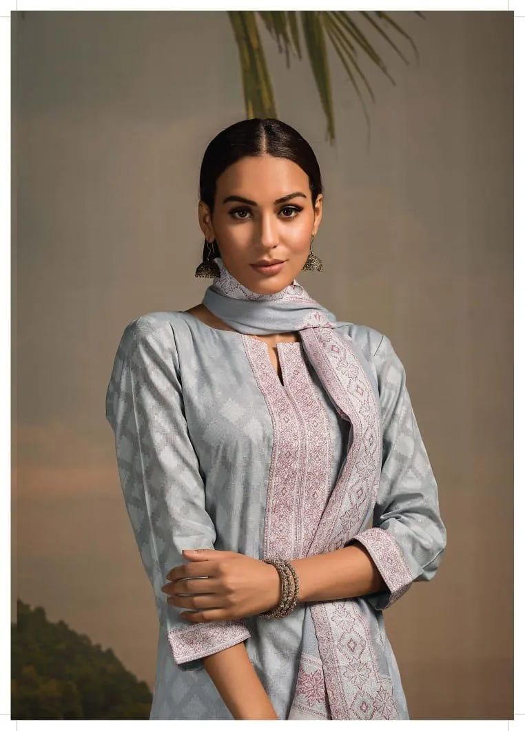 LEHERSALWAR KAMEEZNAARITI PRESENT  SOFT COTTON JACQUARD STYLISH LOOK SALWAR KAMEEZ IN SURAT TEXTILE MARKET